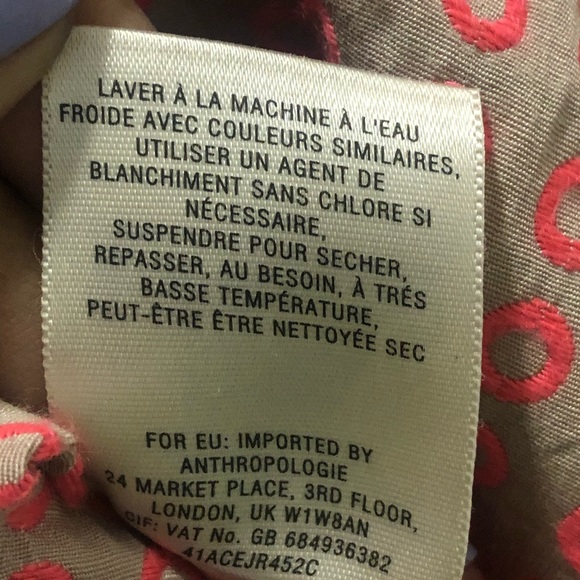 Maeve by Anthropology Pink Tropic Skirt - Picture 4 of 6